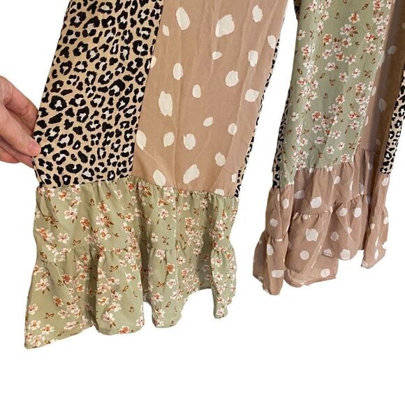 The Zig Zag Stripe size 3XL baggie pants art to wear mix match prints zebra colo - Picture 4 of 6